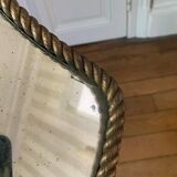 Vintage rope effect mirror