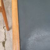 Series of 3 vintage chairs with compass legs - 1950s