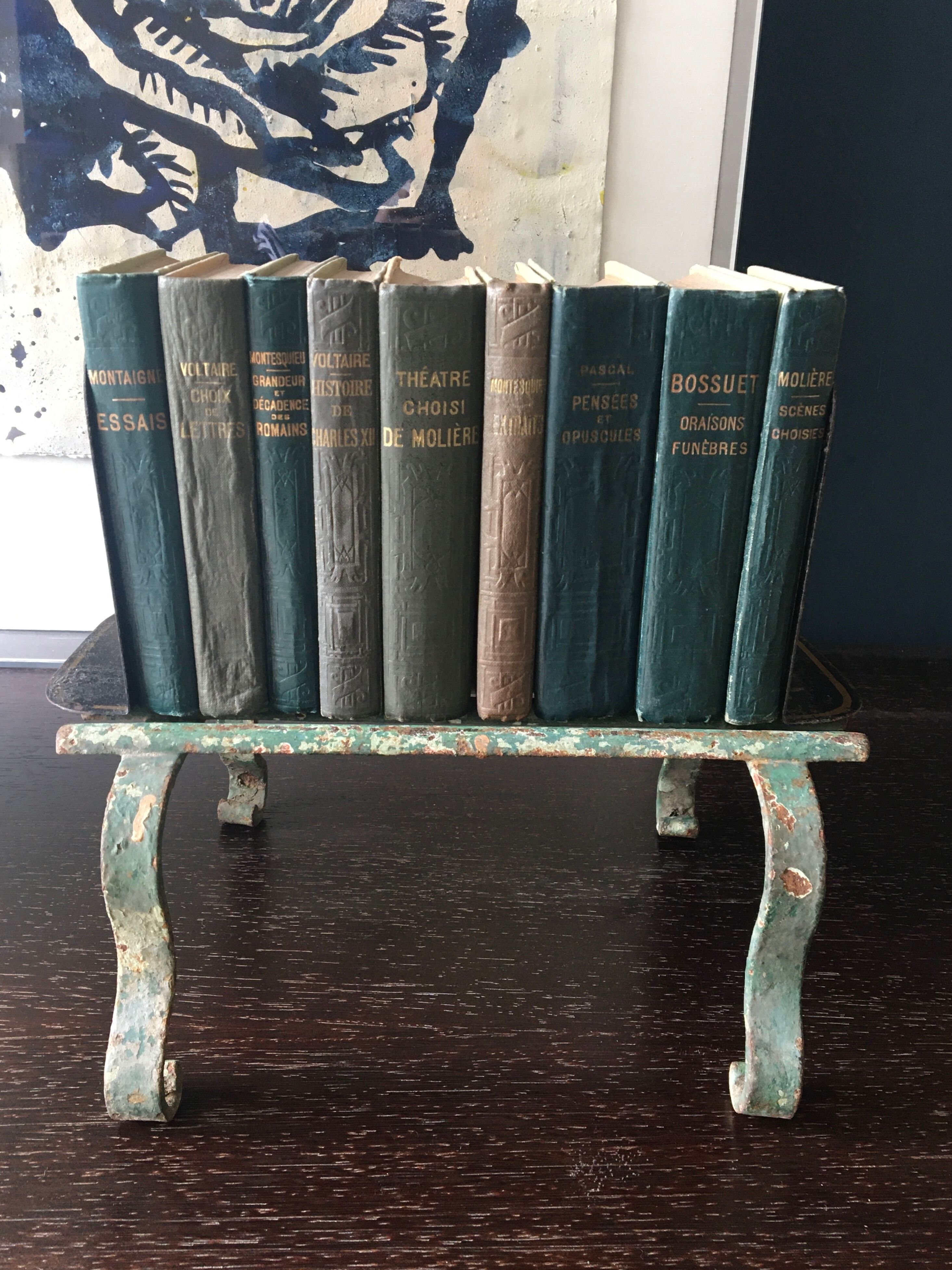 Wrought iron plant door