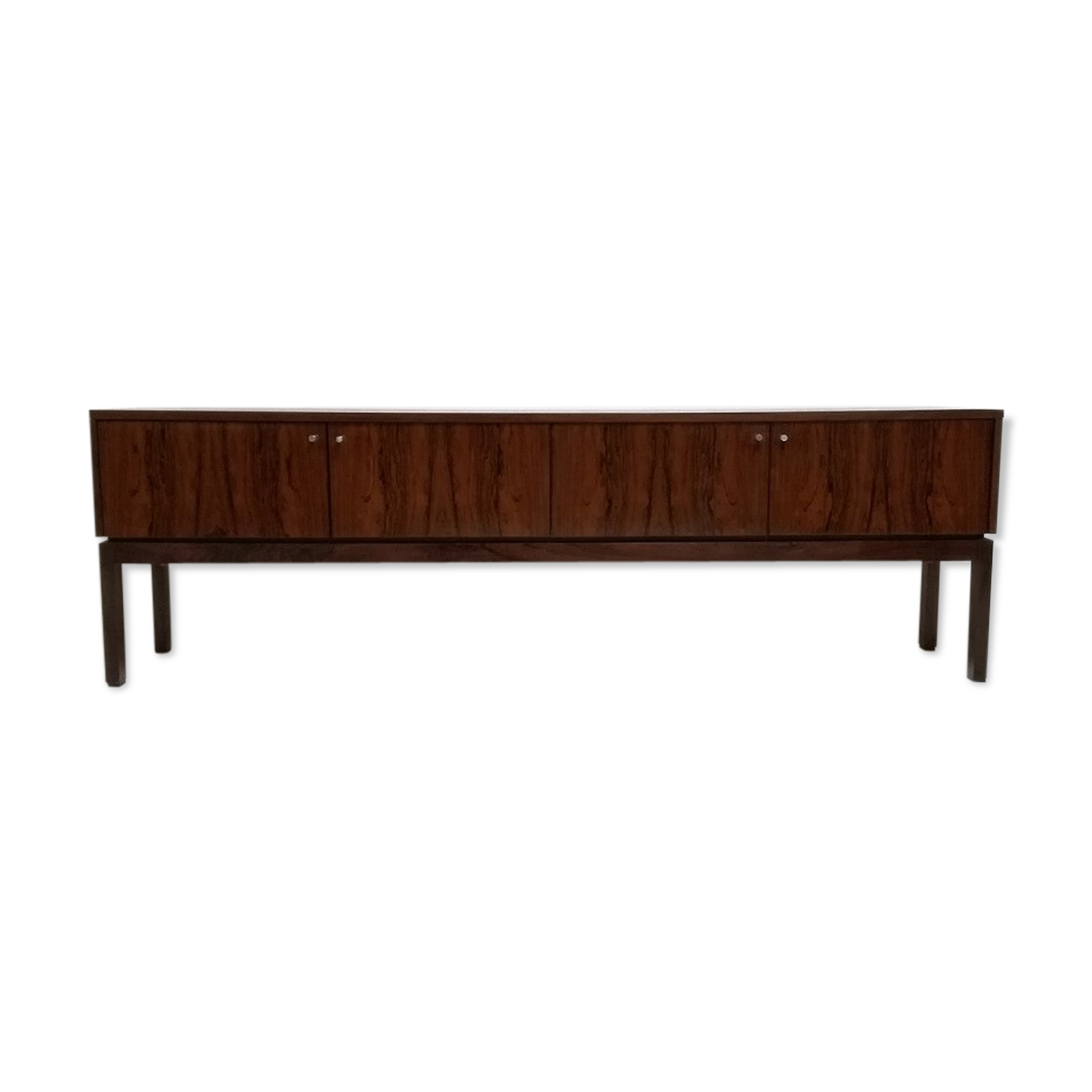 Enfilade scandinave basse en palissandre  C.1960