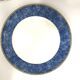 4 assiettes de présentation blanches et bleues Villeroy Boch grande assiette