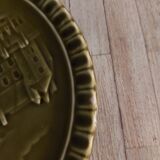 Plate faience of gien castle of gien