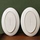 Pair of oval porcelain dishes