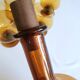 Amber glass service from the 1970s.