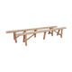 Paires de bancs en merisier bois brut