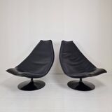 Set of 2 F585 Lounge Chairs by Geoffrey Harcourt for Artifort, 1990's