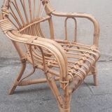 Fauteuil enfant en rotin