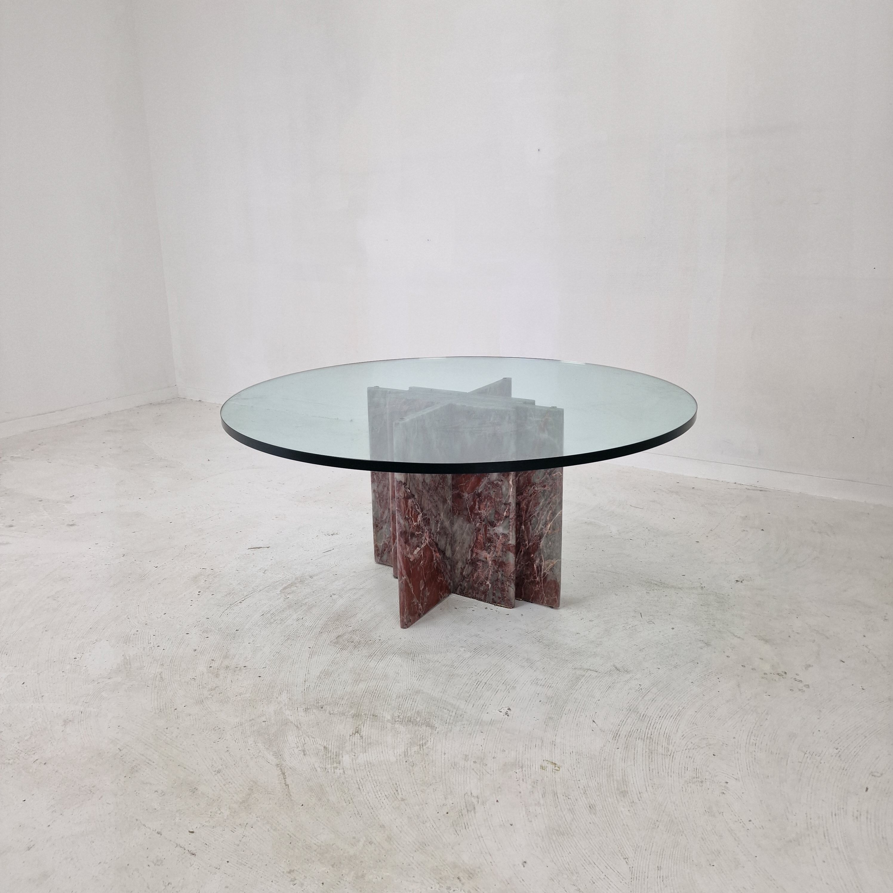 Italian Marble Coffee Table, 1980's