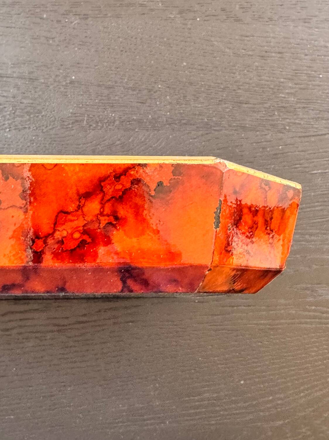 Plateau octogonal Otagiri laqué