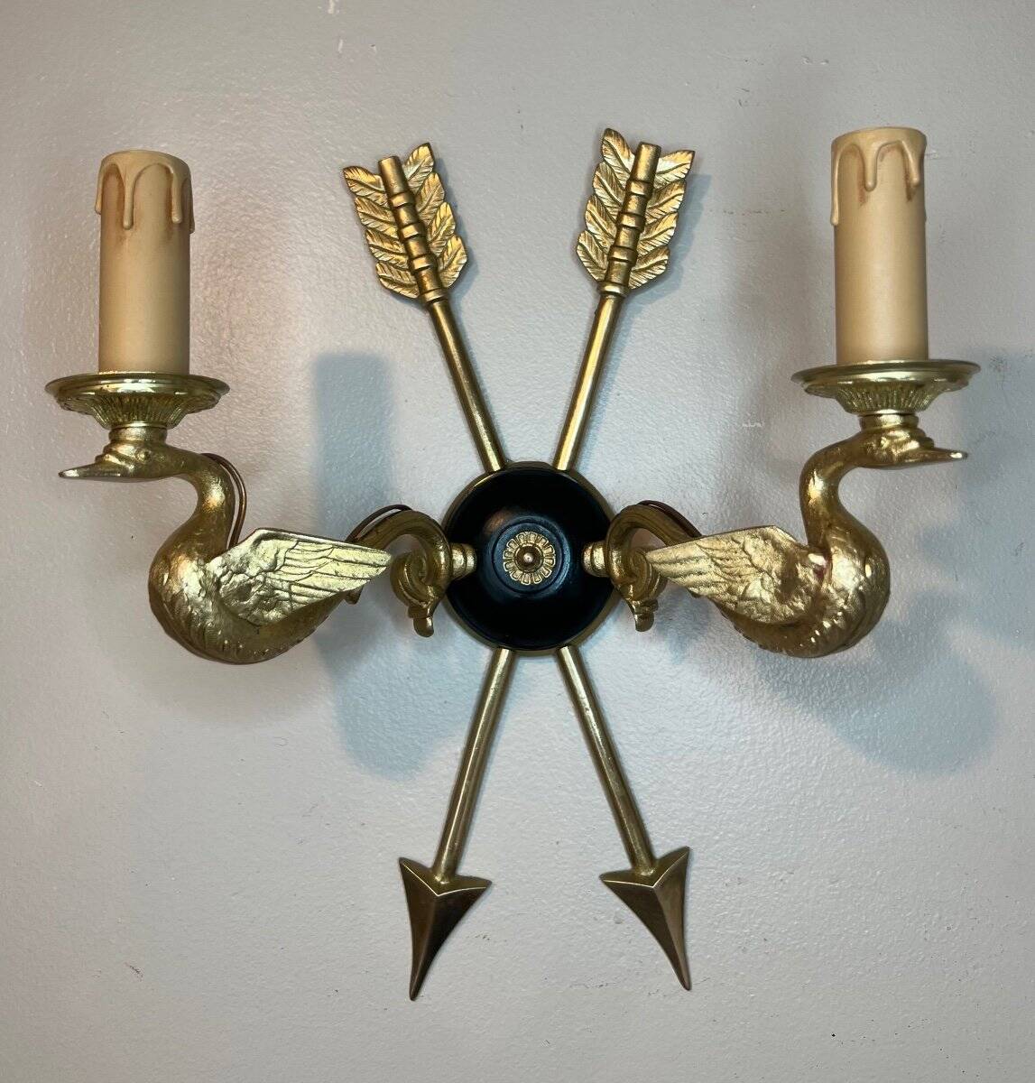 Pair of Empire style wall sconces
