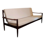 Renovated - Scandinavian mid century teak bench Grete Jal style