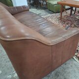 De Sede DS44 buffalo leather 3-seater sofa, 1970s