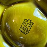 Oyster plates, set of six, earthenware, Gien