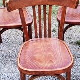 Set of 5 Stella bistro chairs from the 50s