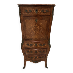 Secretaire dame - marqueterie louis