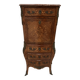 Louis XV style lady's secretary in light wood marquetry, 20th century.