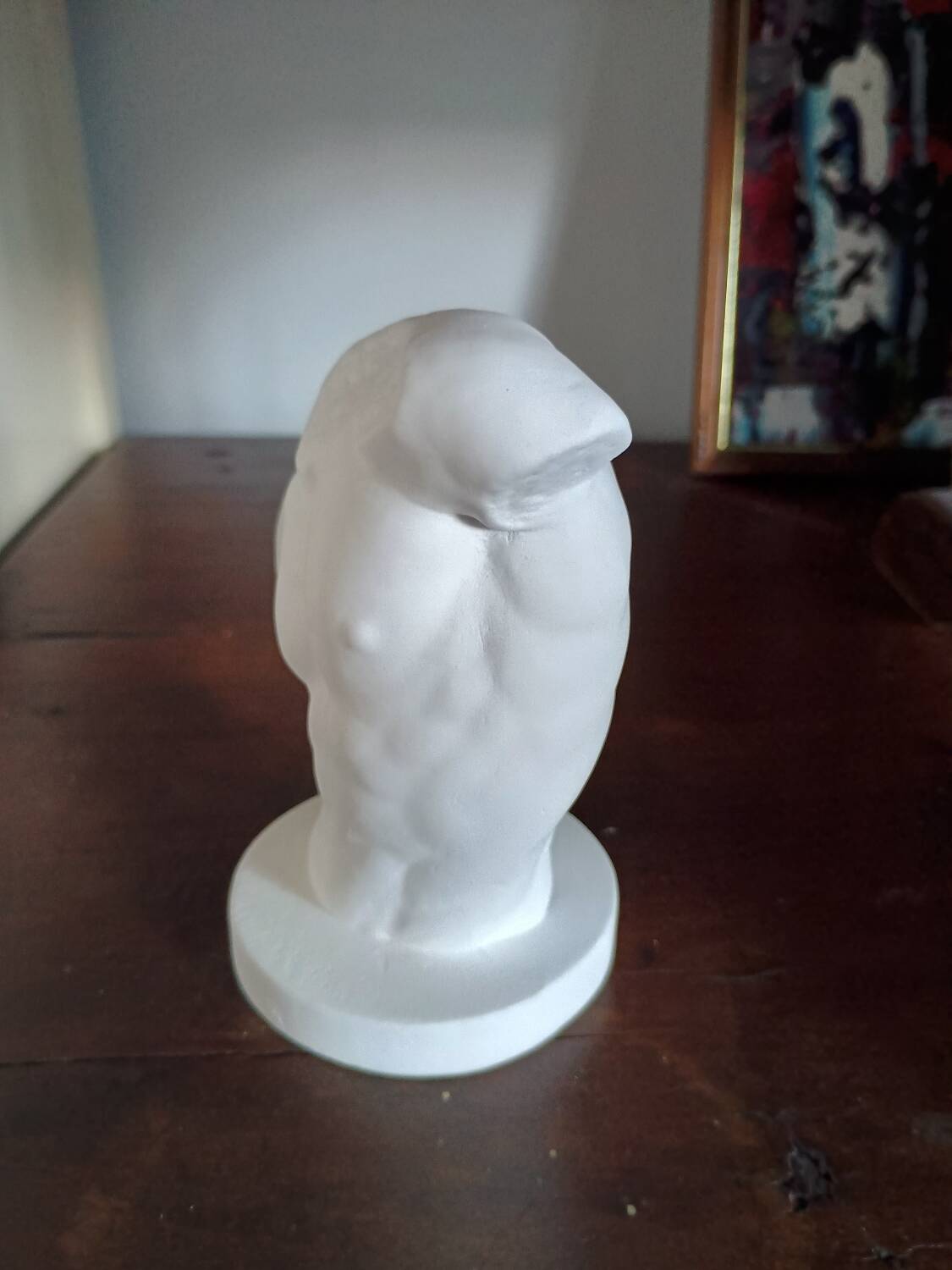 Small plaster bust