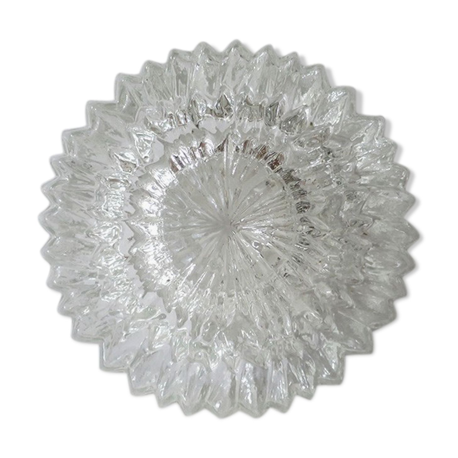 Ceiling in moulded glass
