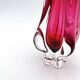 Organic Art Vase Josef Hospodka - Sommerso Ruby/Mandarin