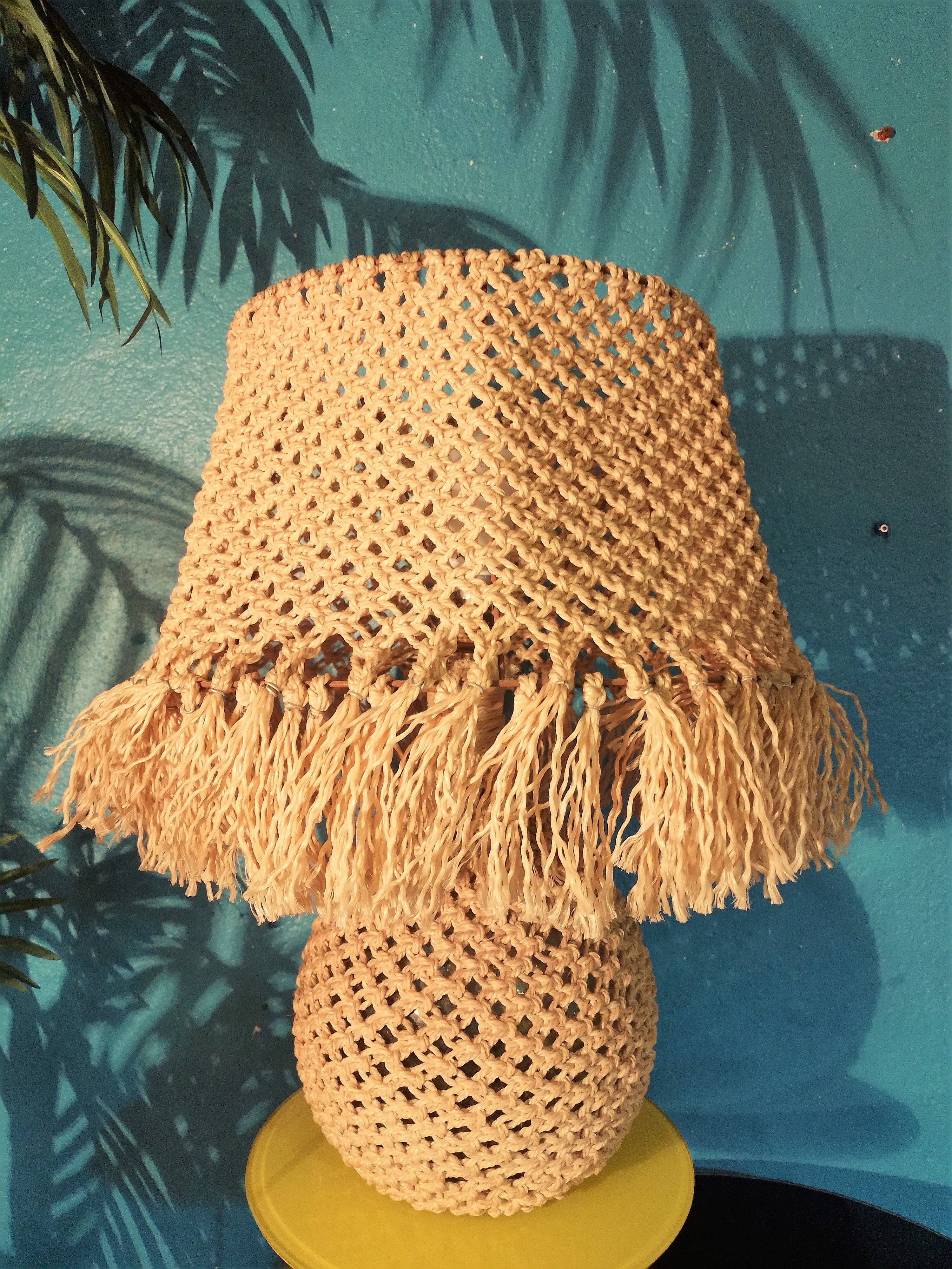 Rope lamp 1970s