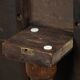 Antique English oak tilt top table / side table from the late 18th century