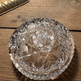 Cut crystal ashtray – in the style of Bohemian crystal