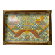 Vintage rattan tray