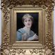 Tableau HSP circa 1900 Portrait Art Nouveau "Woman with the Letter" + frame