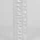 Large White Relief Op Art Porcelain Vase Rosenthal Germany, 1960s