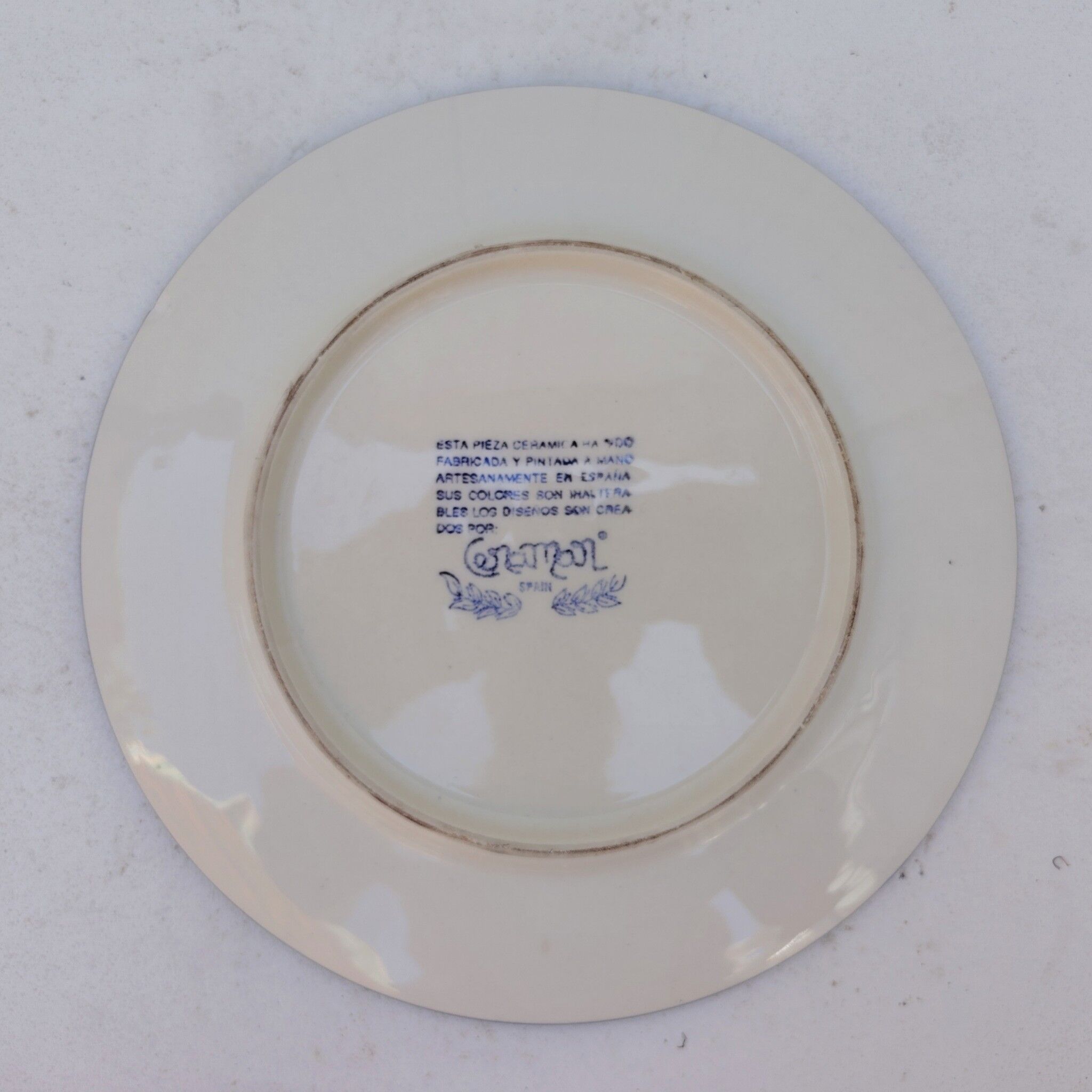 Decorative plate, abstract design, by Joan Miró.