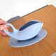 Vintage fish-shaped ceramic sauce boat