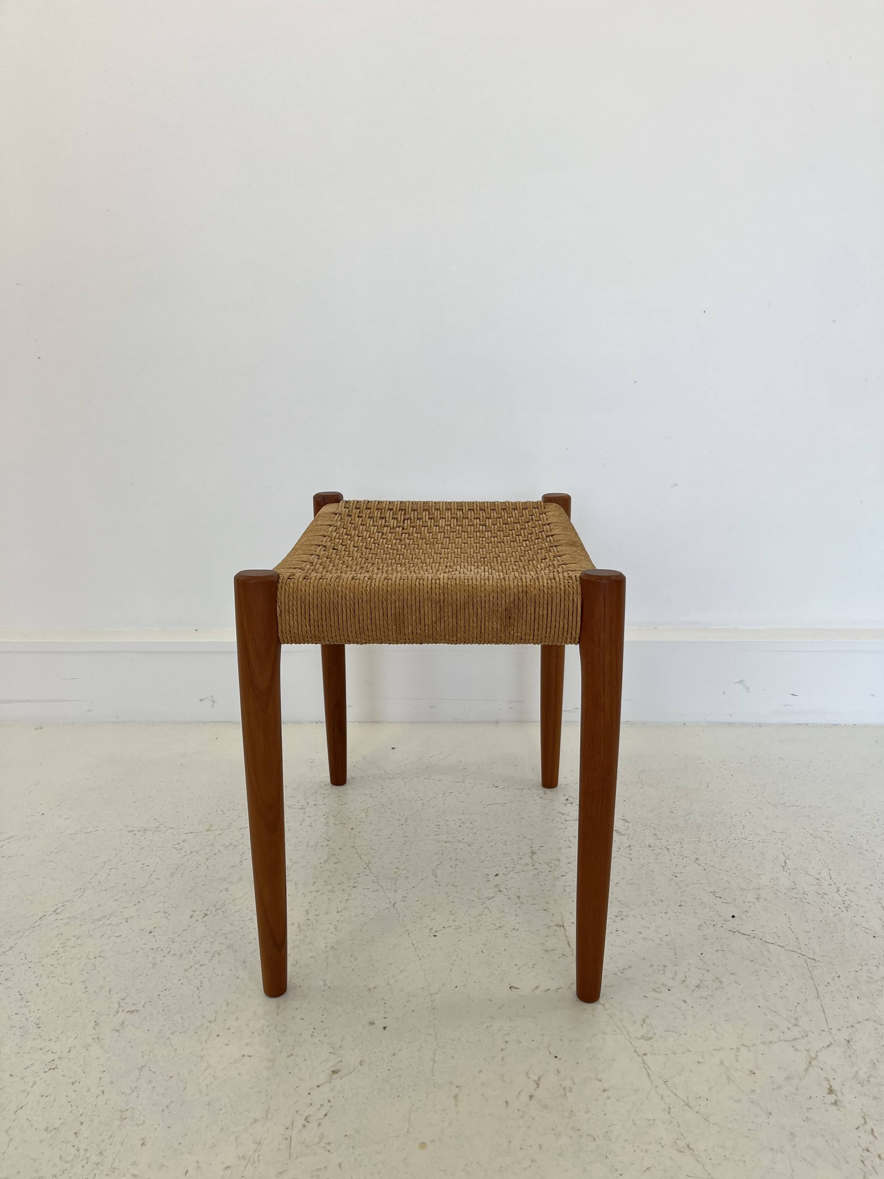 Danish Model 80 Stool in Teak by Niels O Møller for J.L. Møller
