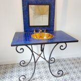 Meuble salle de bain, vasque et miroir