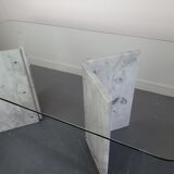 Dining table marble legs Roche Bobois