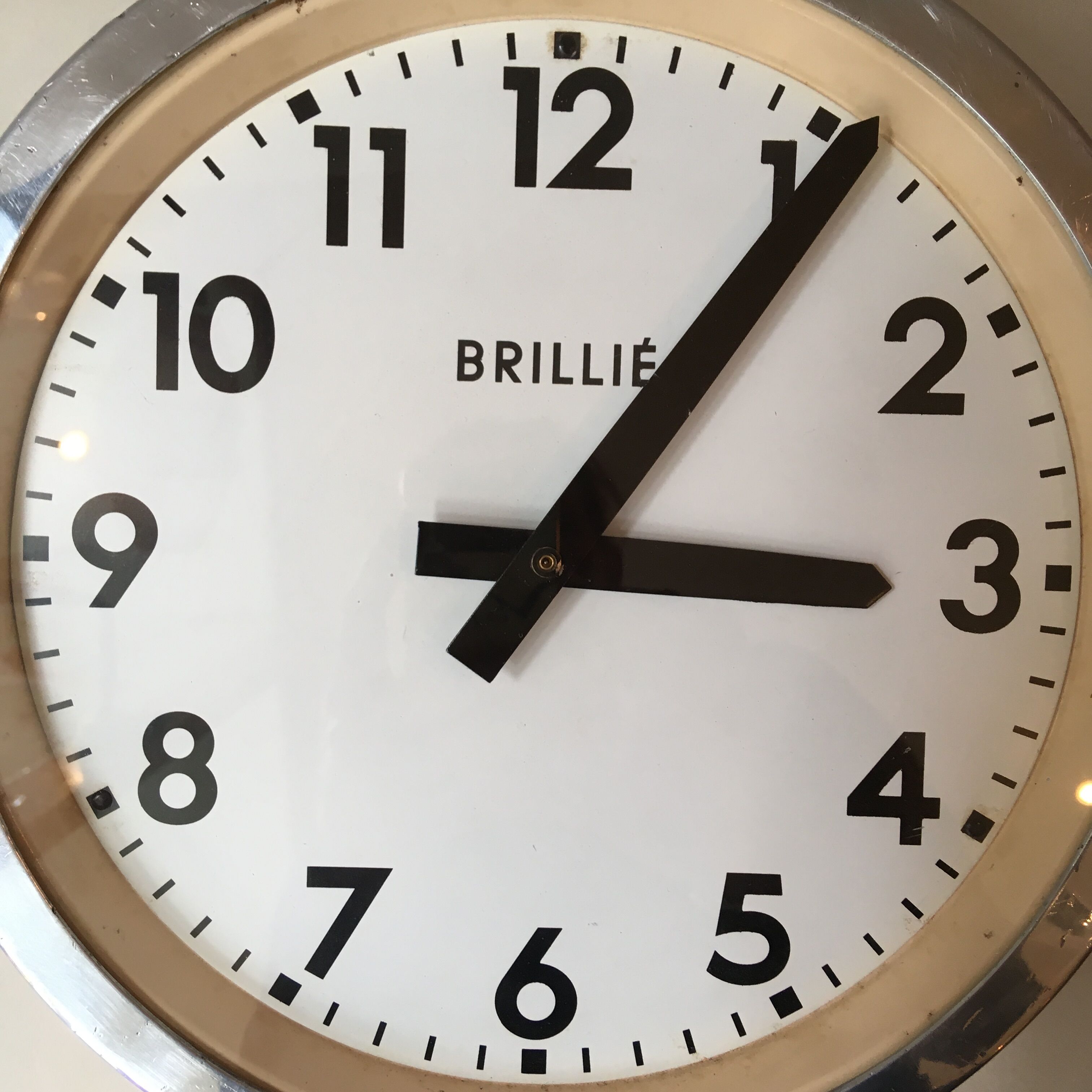 Industrial clock from the 1950s