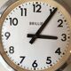 Industrial clock from the 1950s