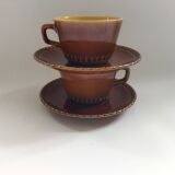 2 tasses à déjeuner Digoin Sarreguemines