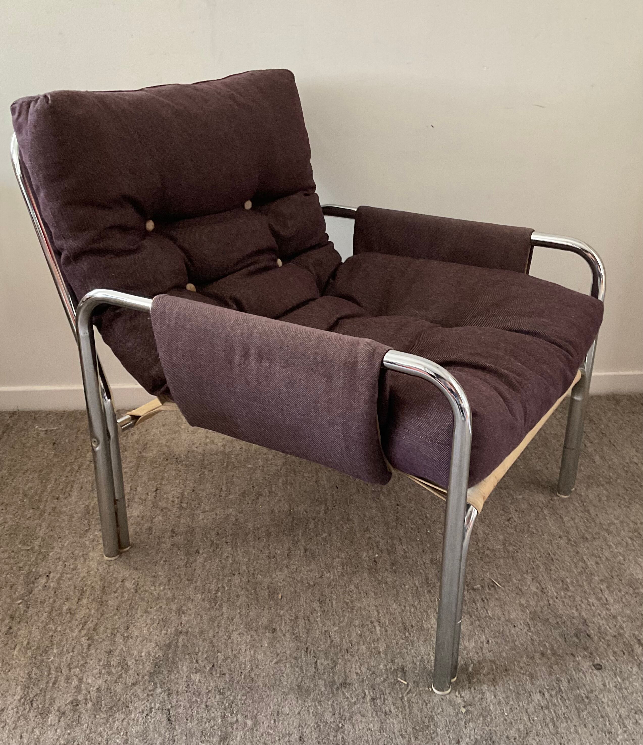 Vintage armchair Bauhaus style 70s
