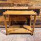 Rolling side table - Guillerme & Chambron - 1980s