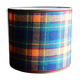 Yellow and green Scottish wool tartan lampshade