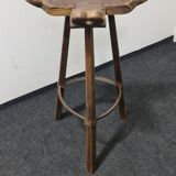 Quatre tabourets de bar espagnols vintage