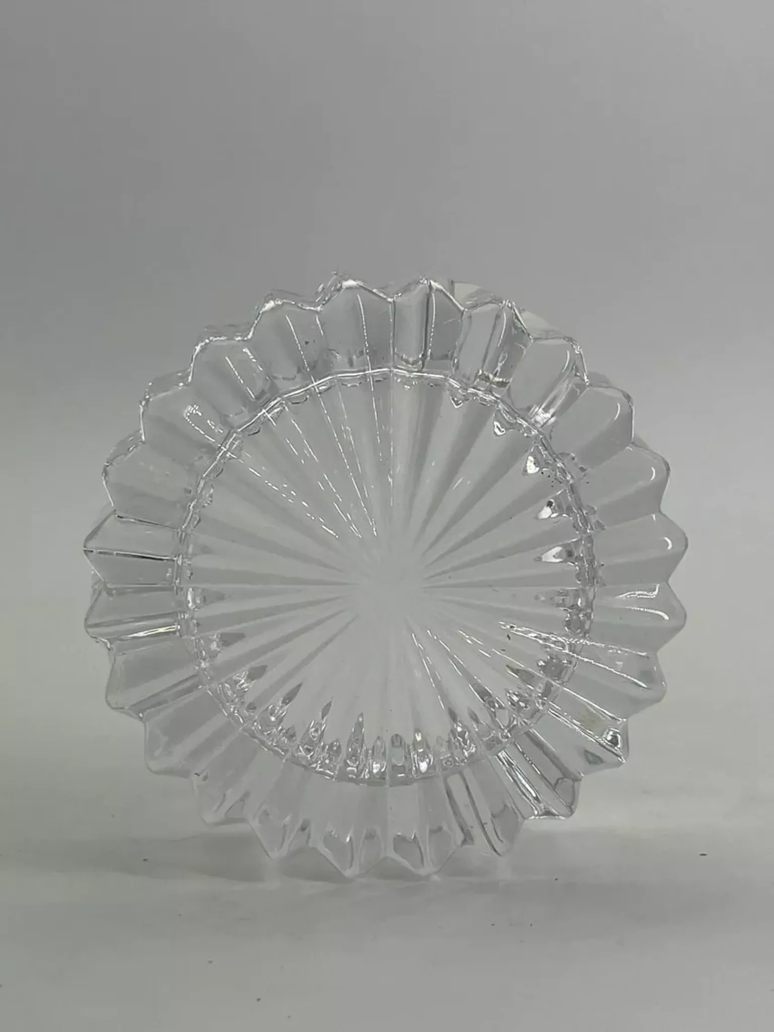Cendrier/ vide poche en cristal vintage