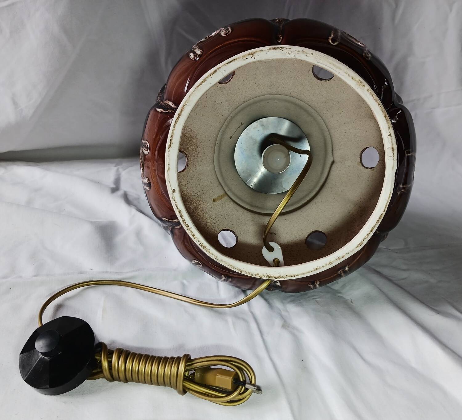 New 70s ceramic floor lamp