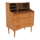 Secrétaire scandinave en teck, Suède, 1950