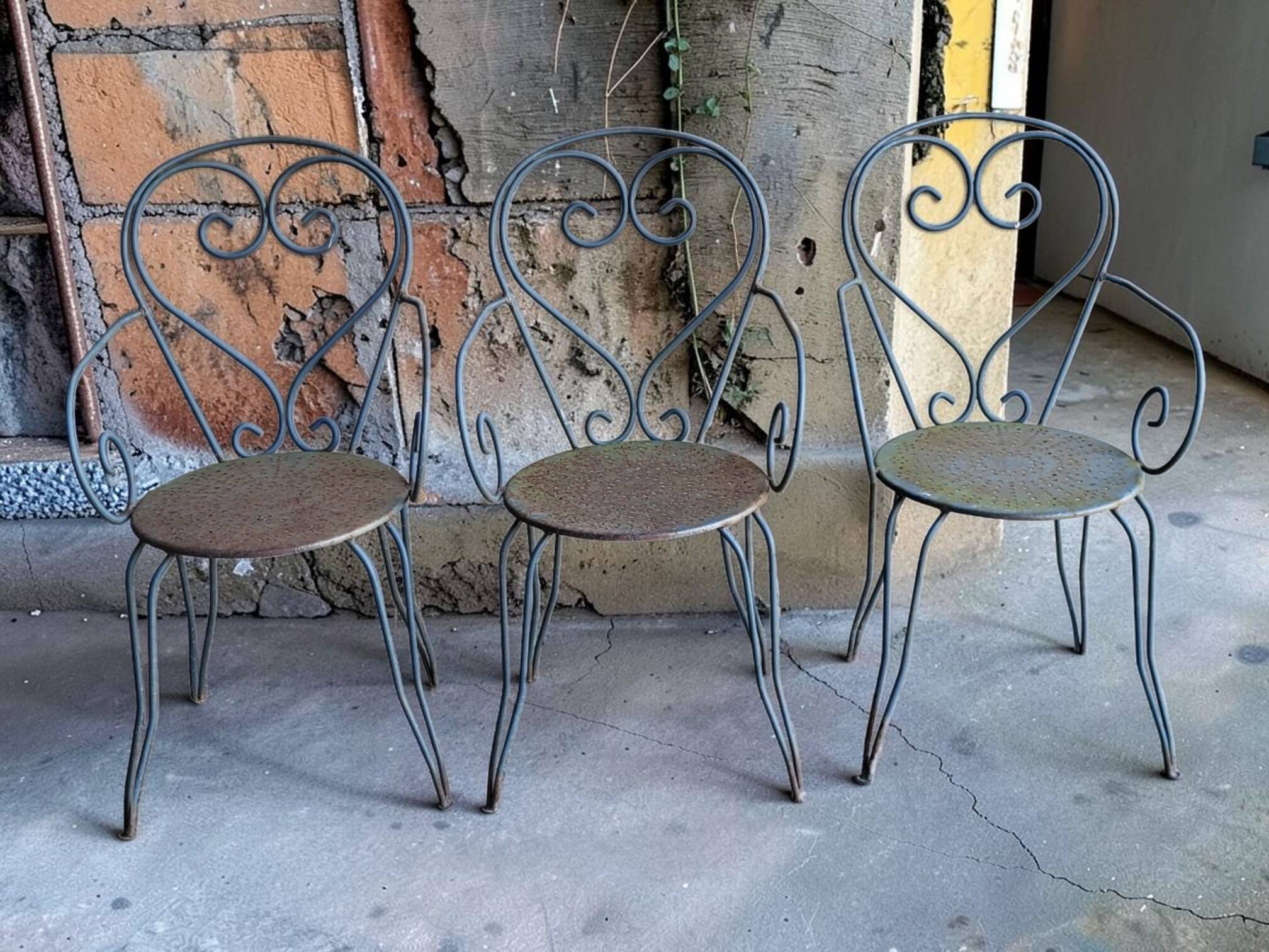 Salon de jardin en fer
