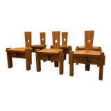 6 chairs by Erwin Egel for Dieter Güllert