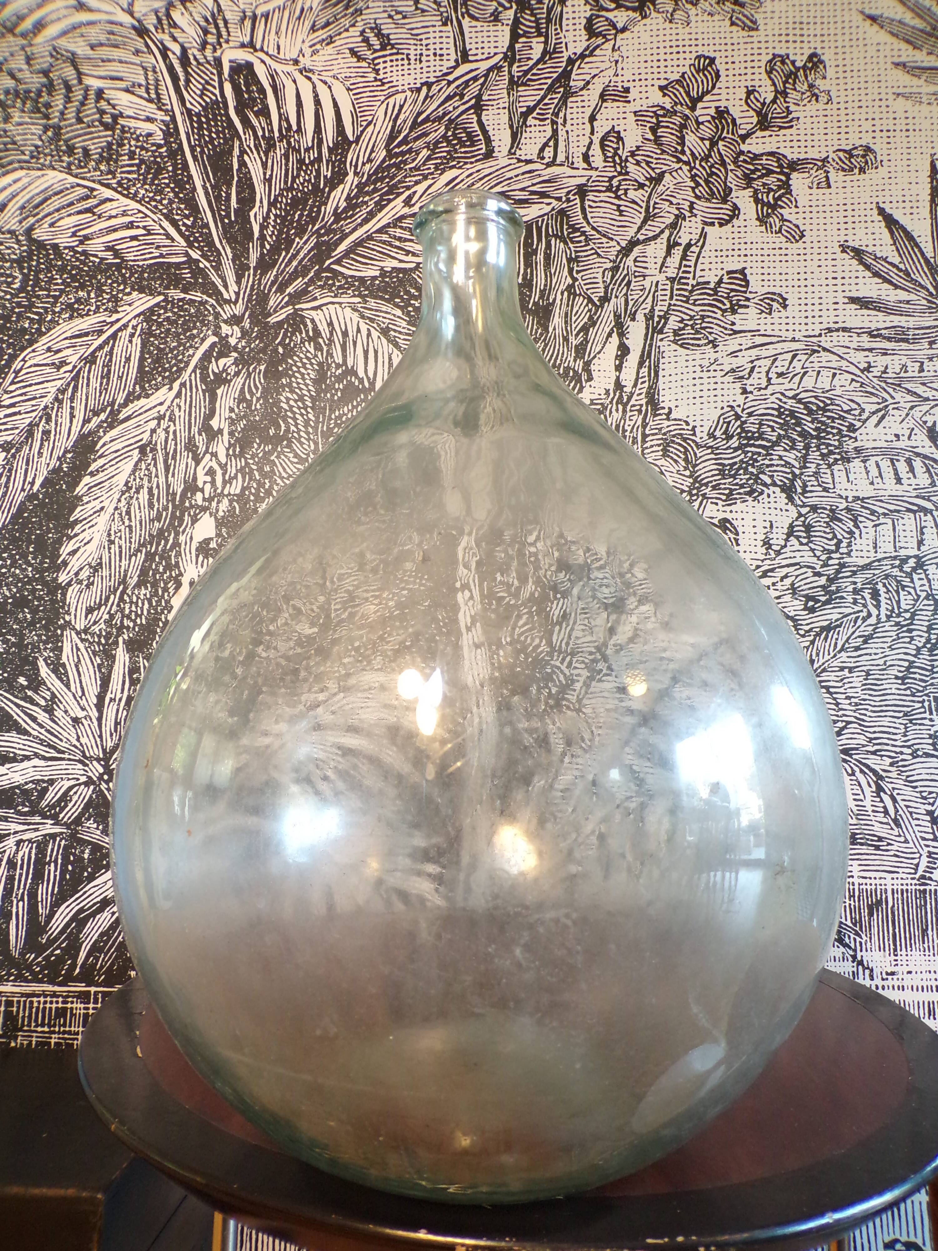 Dame Jeanne white glass 20L