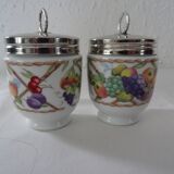 2 baked eggs english porcelain Royal Worcester