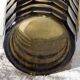 Vase signed Daum Nancy Art Deco Smoked Glass Geometric Decor