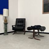 2 "Siesta" armchairs with their ottomans by Ingmar Relling, circa 1970